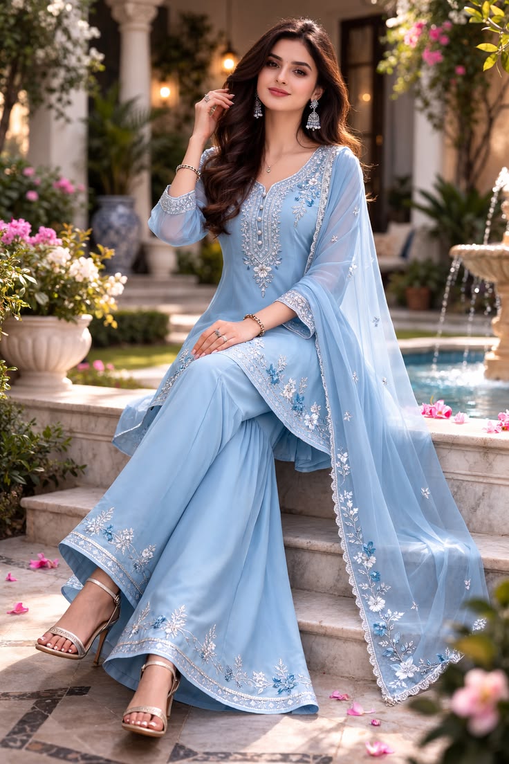 Trendy Sharara Suit for Ethnic Fashion